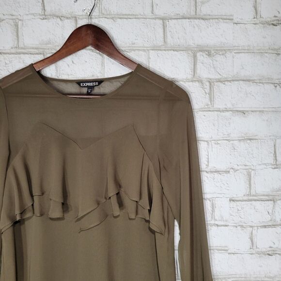 Express long sleeve polyester blouse - Picture 3 of 12